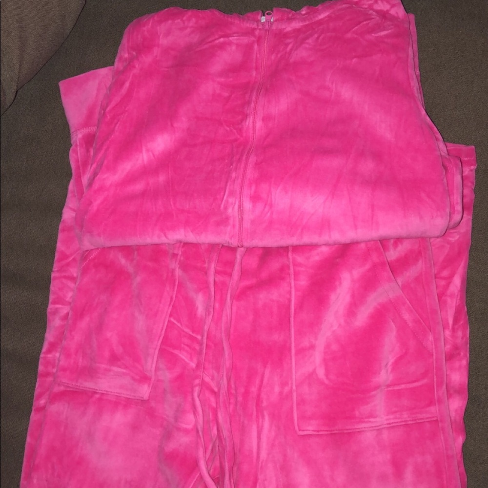 Velour Sweatsuit size small